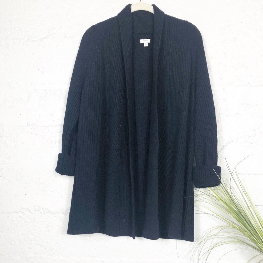 Vince Directional Ribbed Cardigan - Picture 3 of 8